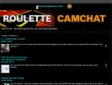 Tablet Screenshot of blog.roulettecamchat.com